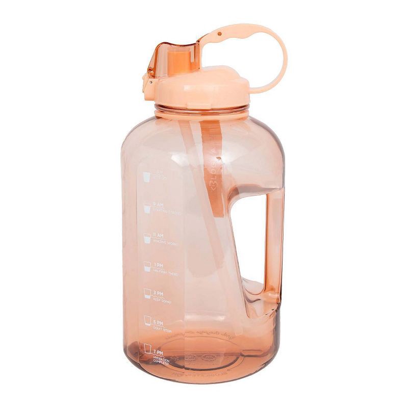 Wellness 128oz (1 Gallon) Sports Water Bottle - Straw & Lid