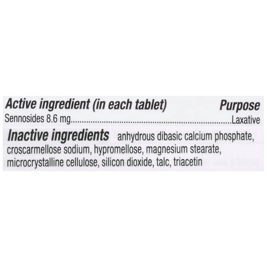 slide 2 of 5, Walgreens Senna Natural Vegetable Laxative Tablets, 300 ct