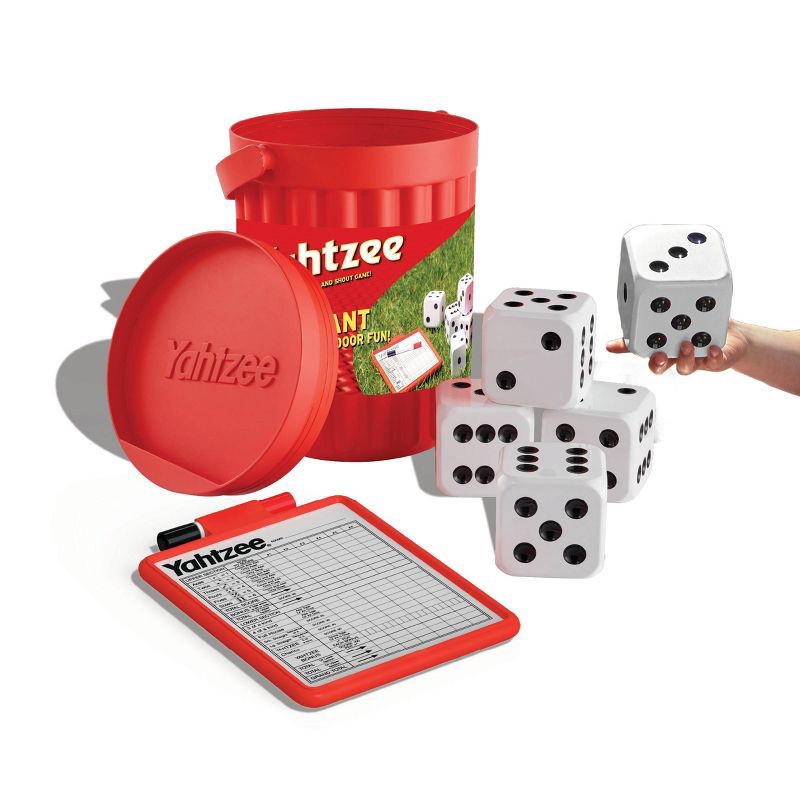 slide 1 of 1, Hasbro Oversized Yahtzee Game, 1 ct