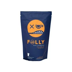 Folly Coffee Espresso Whole Bean Dark Roast Coffee - 12oz
