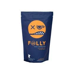 Folly Coffee Espresso Whole Bean Dark Roast Coffee - 12oz