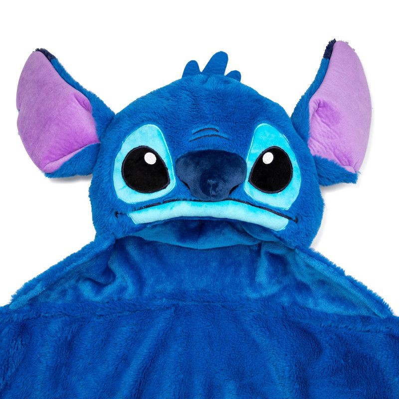 slide 4 of 6, Lilo & Stitch Stitch Hooded Blanket, 1 ct