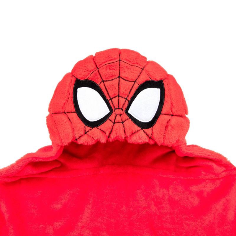 slide 3 of 5, Spider-Man Hooded Blanket, 1 ct