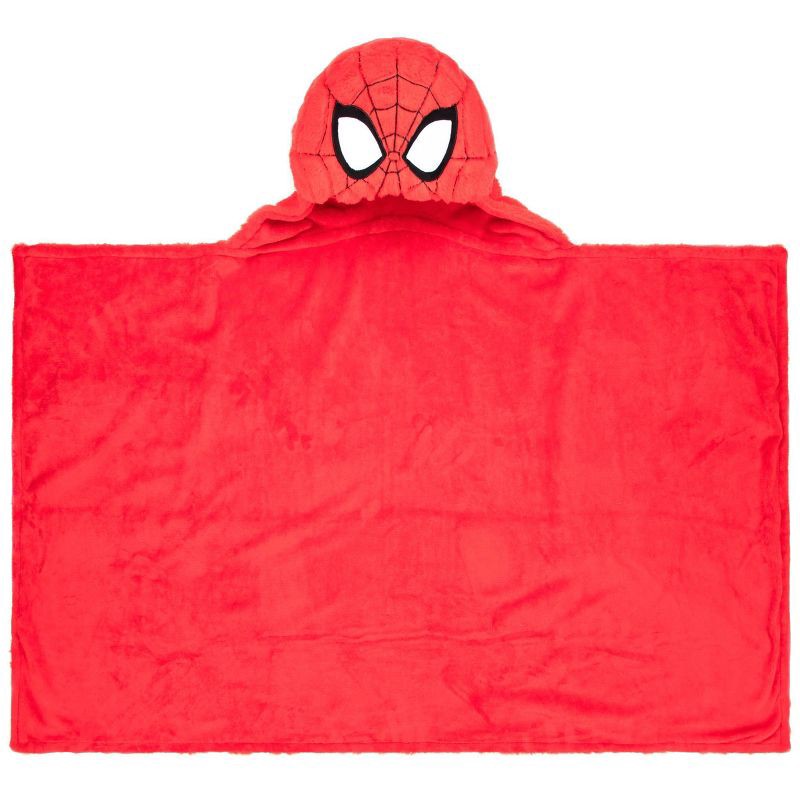 slide 1 of 5, Spider-Man Hooded Blanket, 1 ct