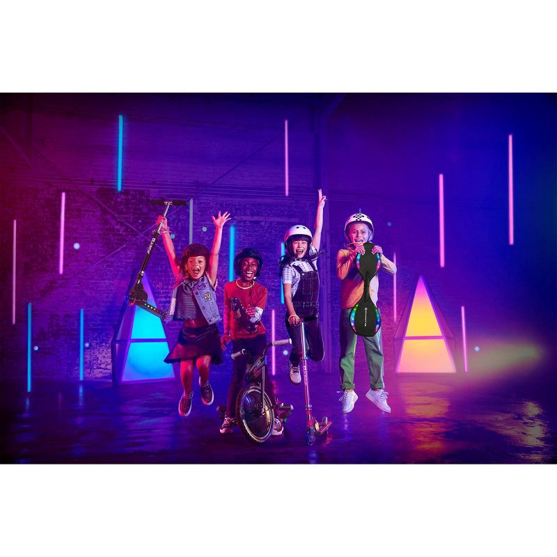 slide 13 of 13, Razor Lightshow Rip Rider 16" Kids' Trike - Black: Steel Frame, 160 lb Capacity, 160 lb