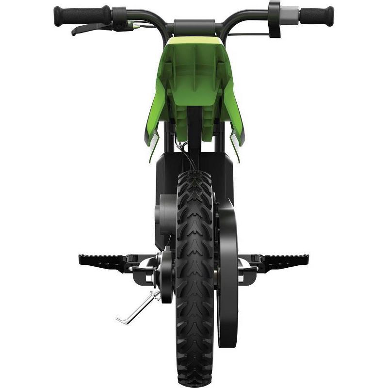 slide 4 of 8, Razor SX125 12V(100W) McGrath Dirt Electric Bike - Green, 1 ct