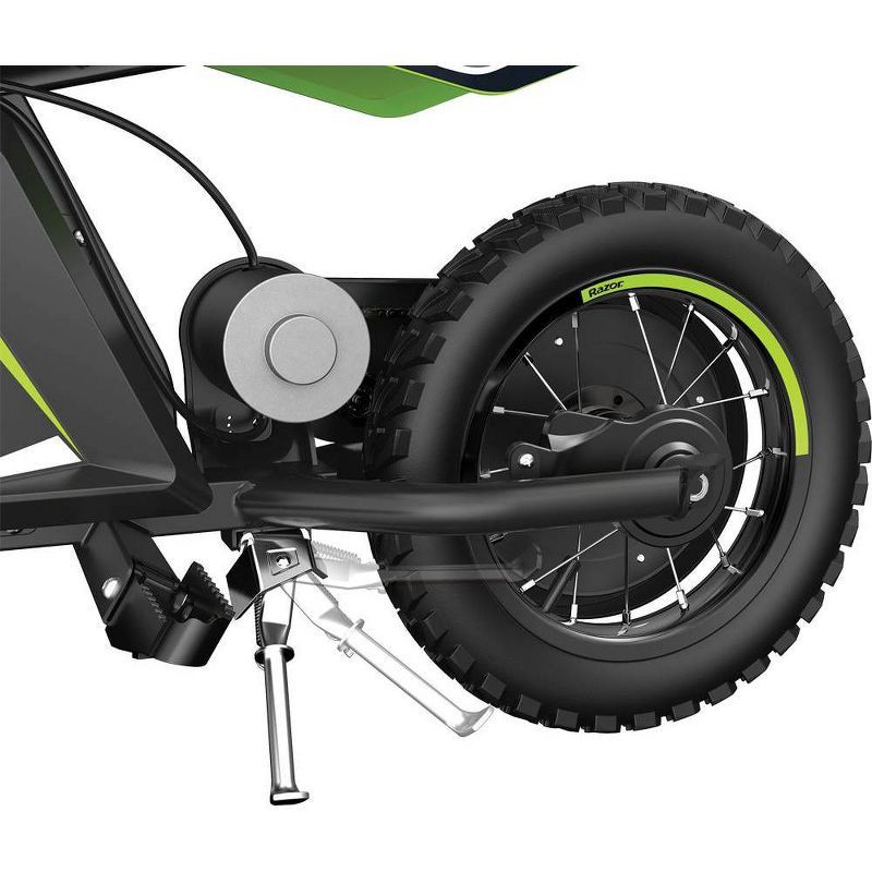 slide 8 of 8, Razor SX125 12V(100W) McGrath Dirt Electric Bike - Green, 1 ct