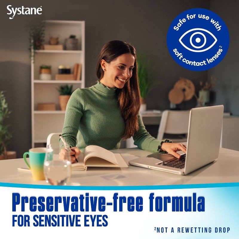 slide 5 of 8, Systane Hydration Multi-Dose Preservative Free Dry Eye Drops - 0.34 fl oz, 0.34 fl oz