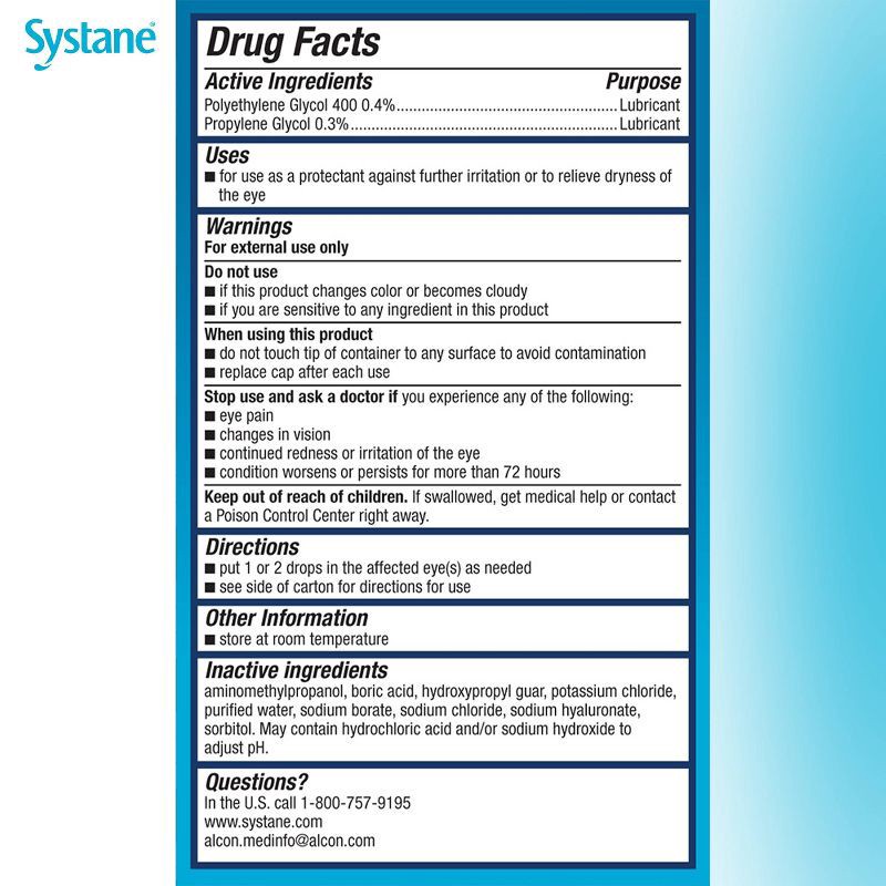 slide 8 of 8, Systane Hydration Multi-Dose Preservative Free Dry Eye Drops - 0.34 fl oz, 0.34 fl oz