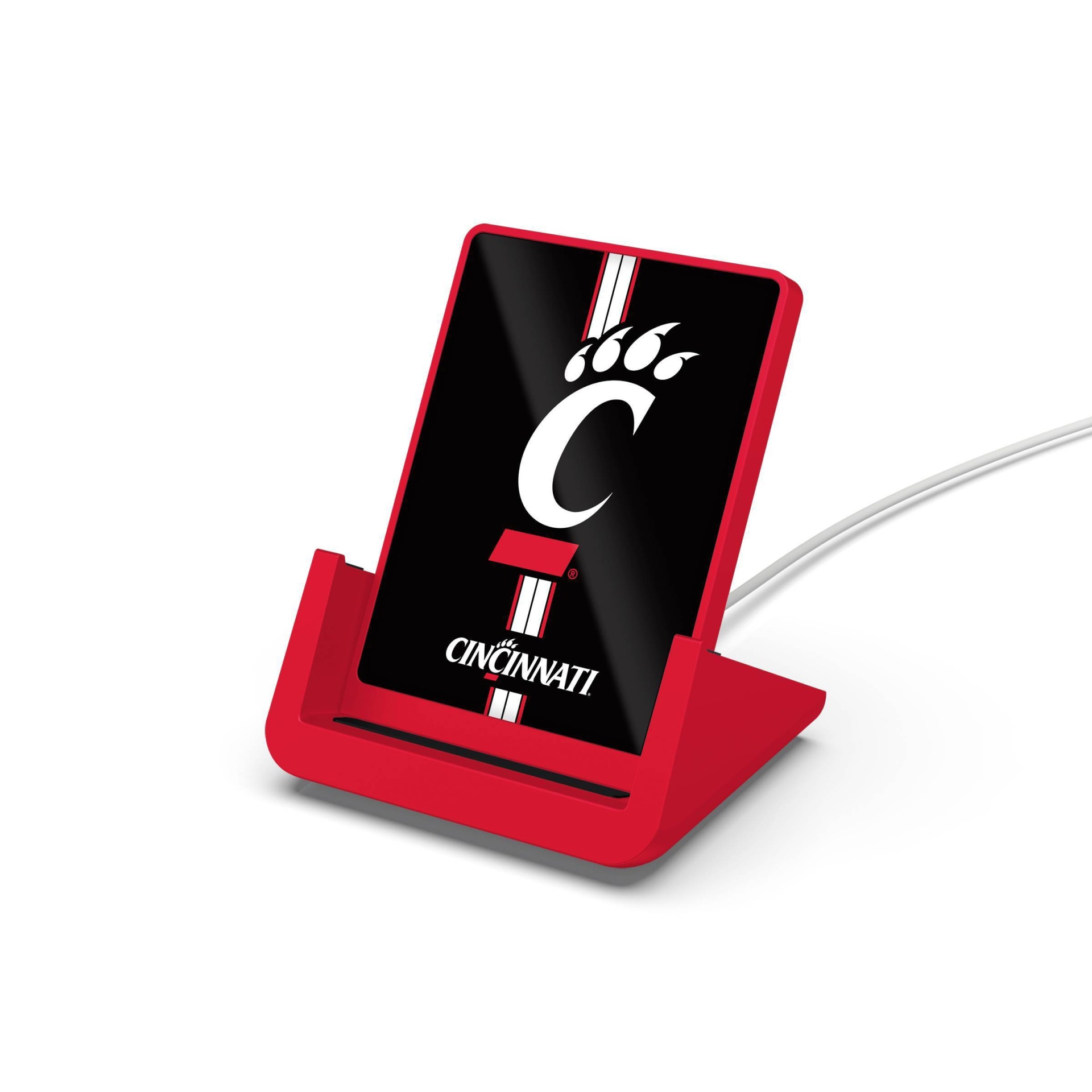 slide 1 of 3, NCAA Cincinnati Bearcats Wireless Charging Stand, 1 ct