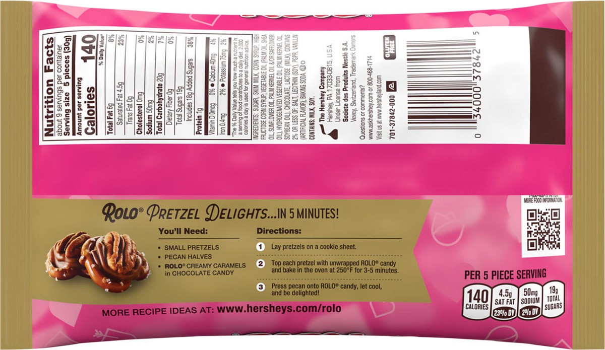 slide 3 of 3, Rolo Valentine's Creamy Caramels Wrapped in Chocolate - 9.9oz, 9.9 oz