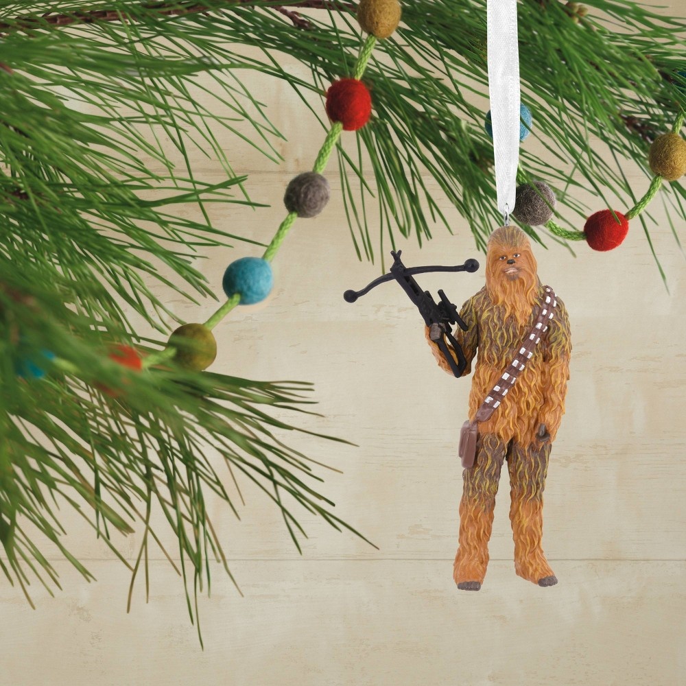 slide 3 of 5, Hallmark Star Wars Chewbacca Christmas Tree Ornament, 1 ct