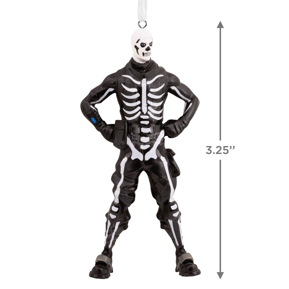 slide 4 of 5, Hallmark Fortnite Skull Trooper Christmas Tree Ornament, 1 ct