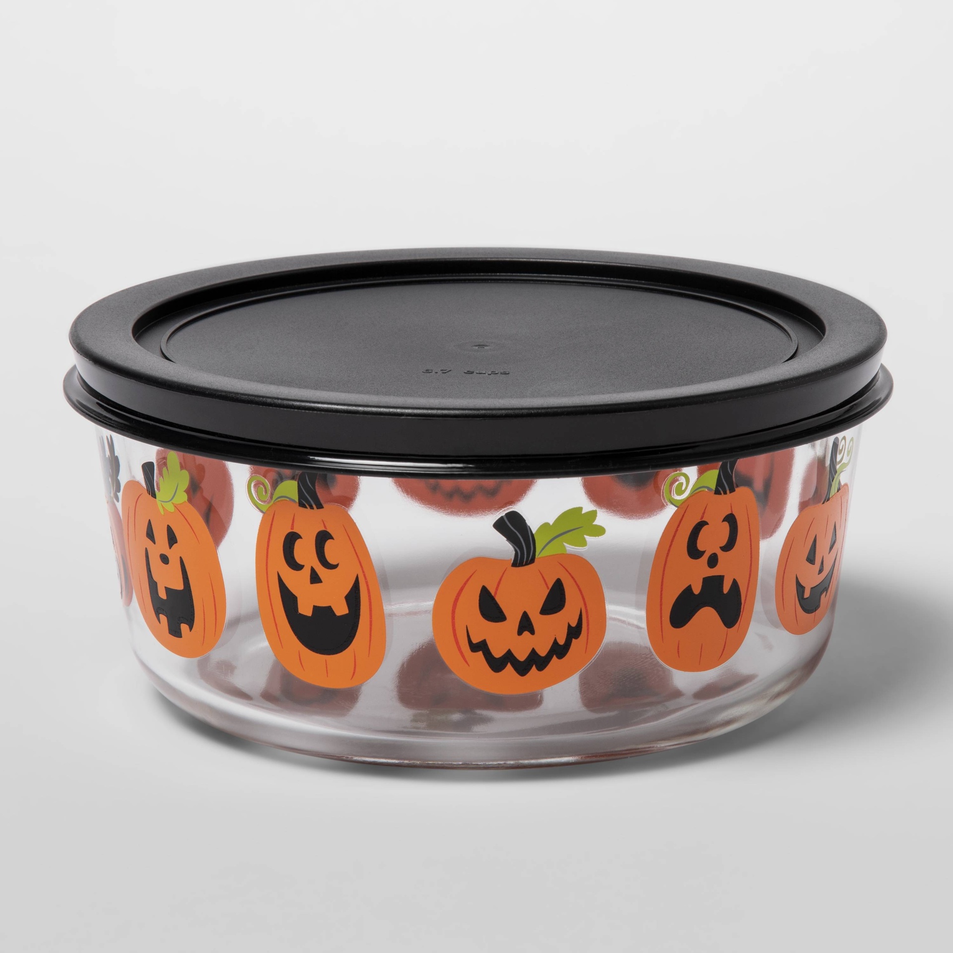 slide 1 of 3, Glass Large Food Storage Container - Hyde & EEK! Boutique, 54 oz