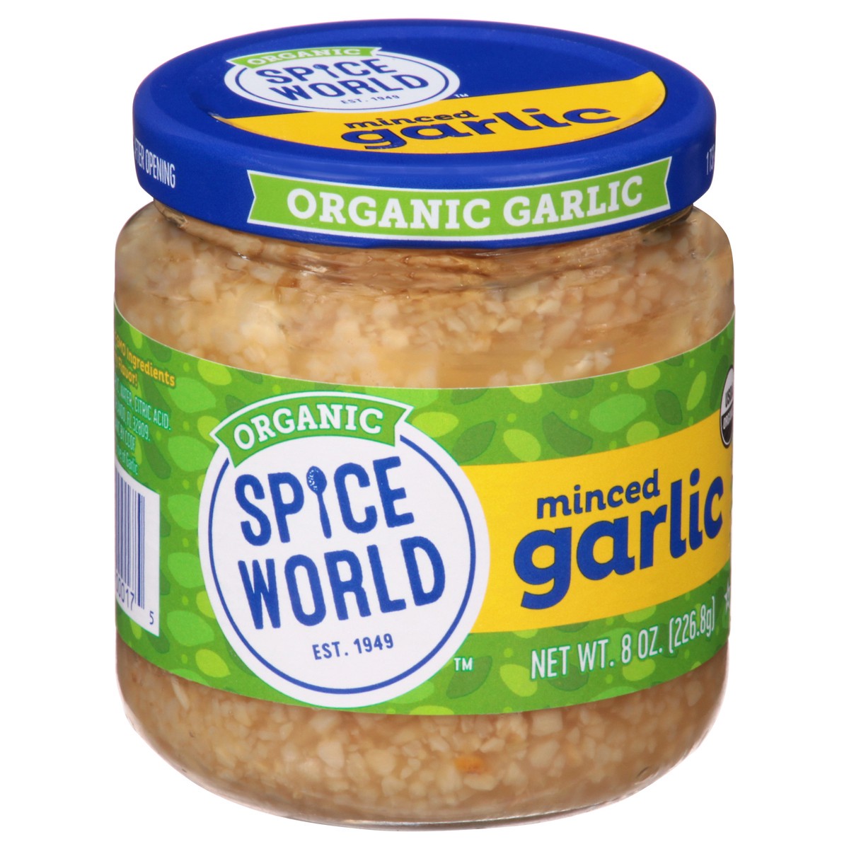 slide 9 of 14, Spice World Minced Organic Garlic 8 oz, 8 oz