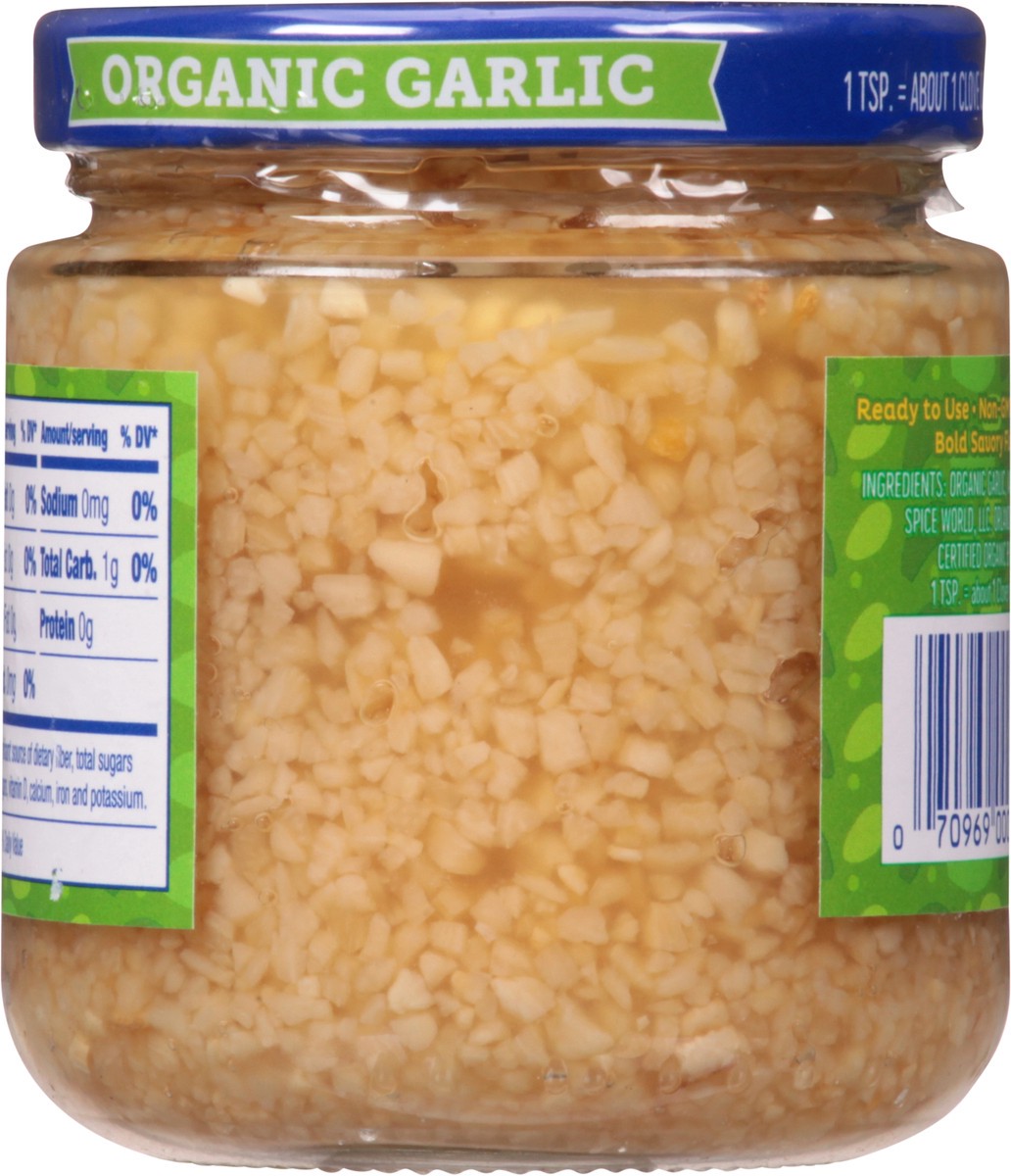 slide 10 of 14, Spice World Minced Organic Garlic 8 oz, 8 oz