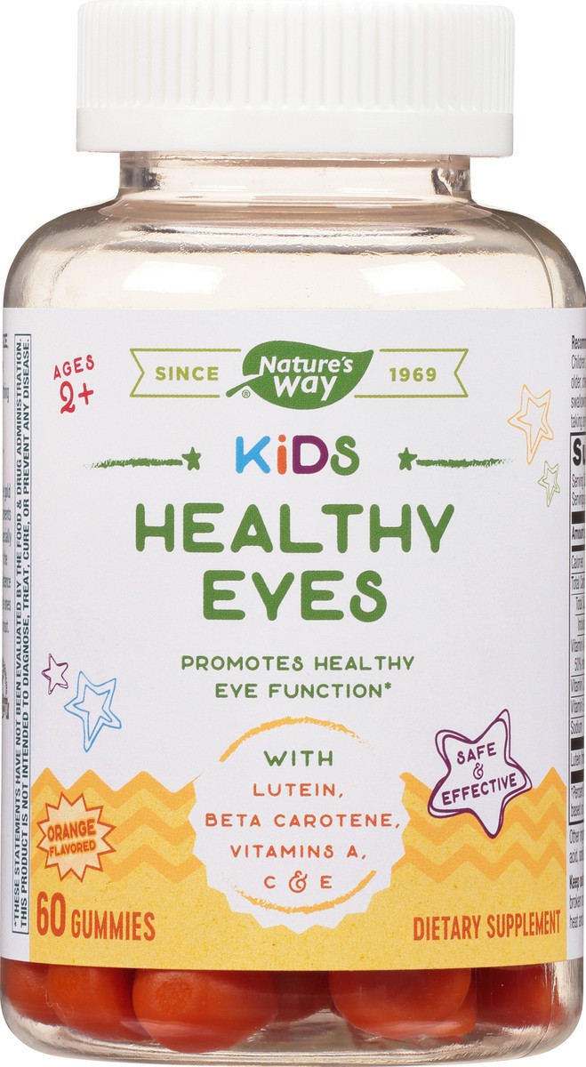 slide 4 of 14, Nature's Way Kids Healthy Eyes Orange Flavored Gummies 60 ea, 1 ct