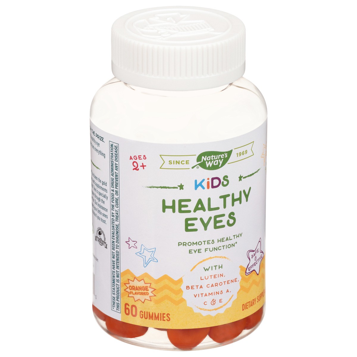 slide 2 of 14, Nature's Way Kids Healthy Eyes Orange Flavored Gummies 60 ea, 1 ct