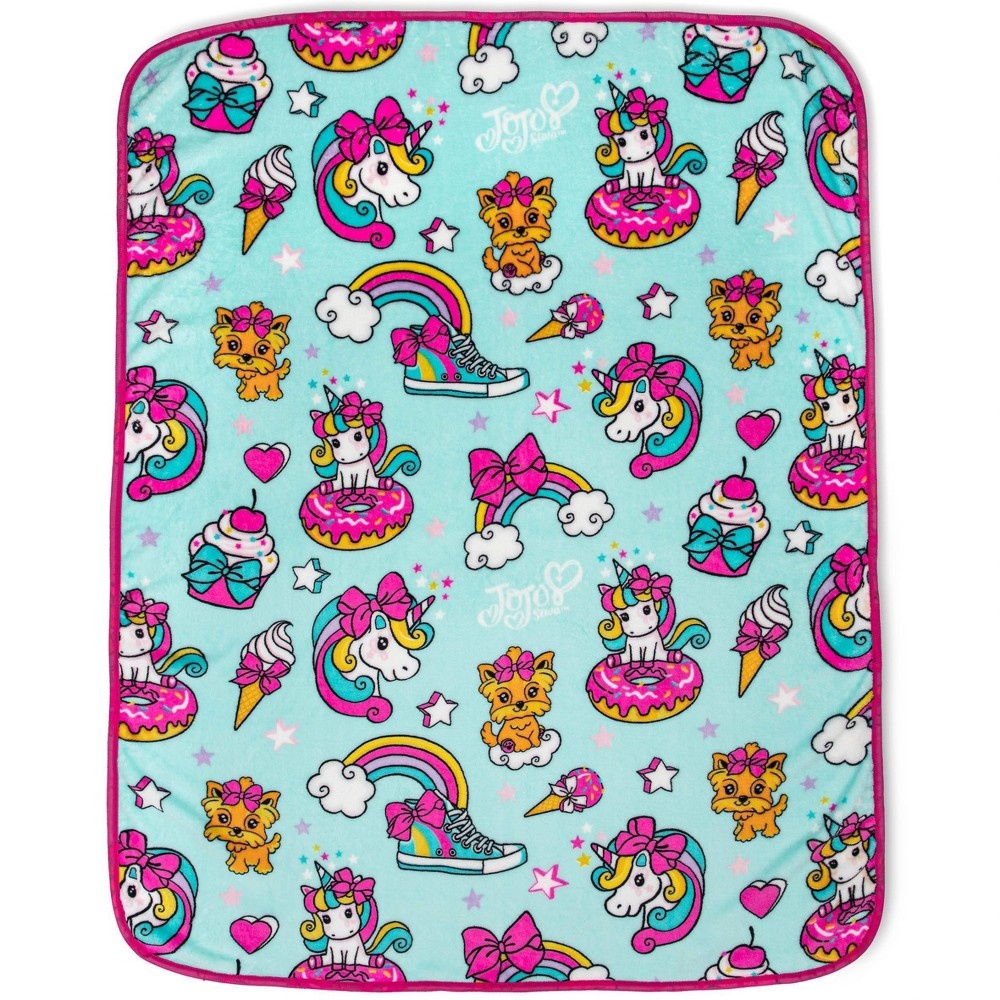 JoJo Siwa Unicorn Throw and Pillow 1 ct Shipt