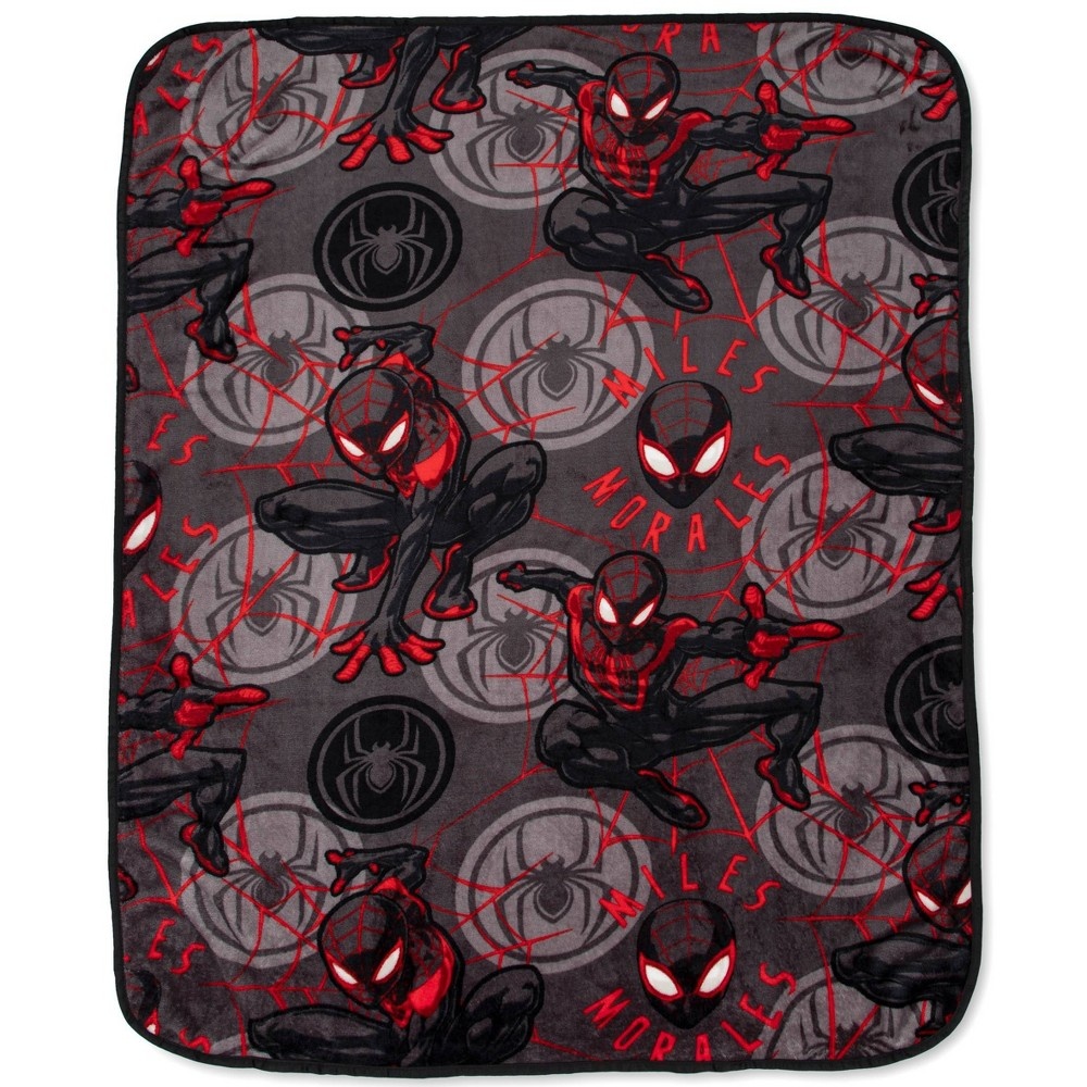 Spider-Man Miles Morales Throw and Pillow 1 ct | Shipt