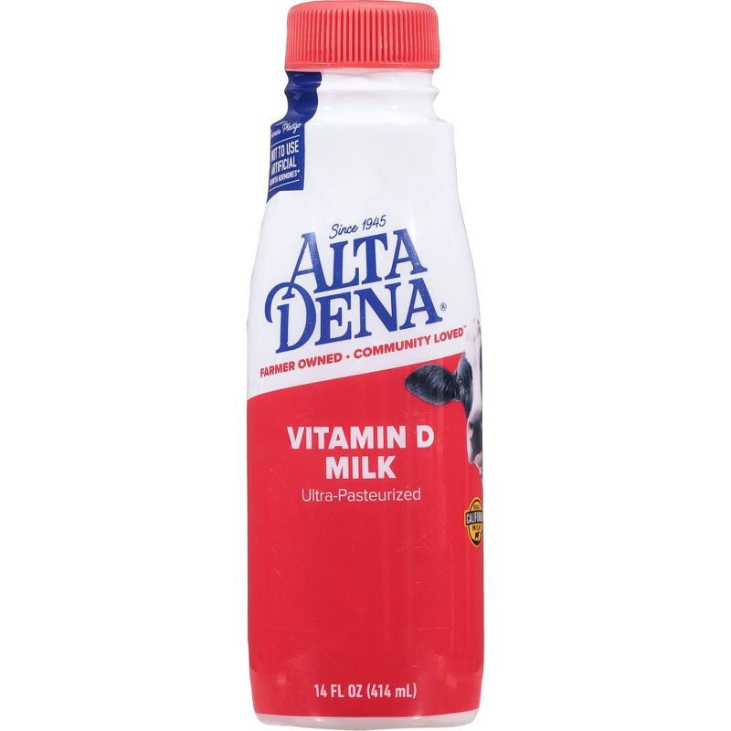 slide 1 of 9, Alta Dena Vitamin D Milk - 14 fl oz, 14 fl oz