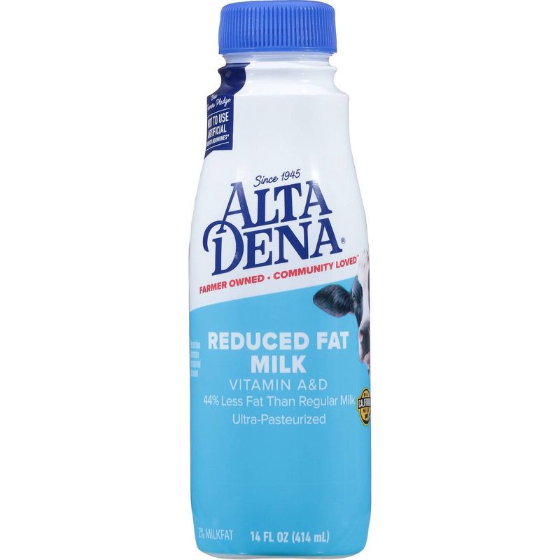 slide 1 of 9, Alta Dena 2% Reduced Fat Milk - 14 fl oz, 14 fl oz