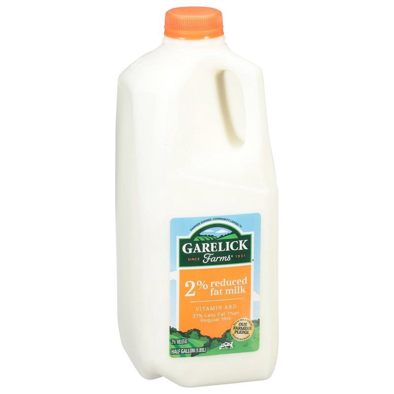 slide 3 of 9, Garelick Farms 2% Reduced-Fat Milk - 0.5gal, 1/2 gal