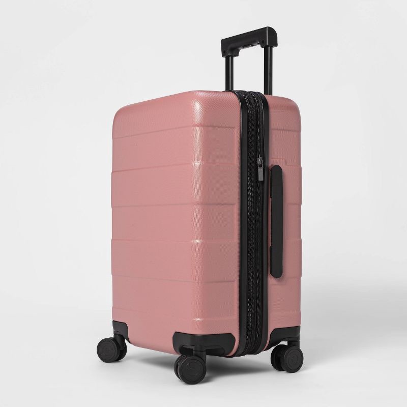 Hardside Carry On Spinner Suitcase Dusty Rose Made By Design 1 ct Shipt