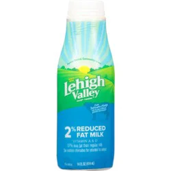 Lehigh Valley 2% Reduced Fat Milk - 1pt