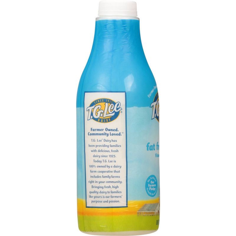 slide 3 of 4, T.G. Lee Fat Free Skim Milk - 1qt, 1 qt