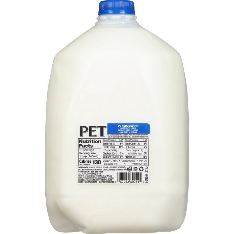 slide 2 of 8, PET Dairy 2% Reduced Fat Milk - 1gal, 1 gal
