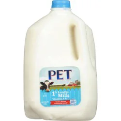 PET Dairy 1% Lowfat Milk - 1gal