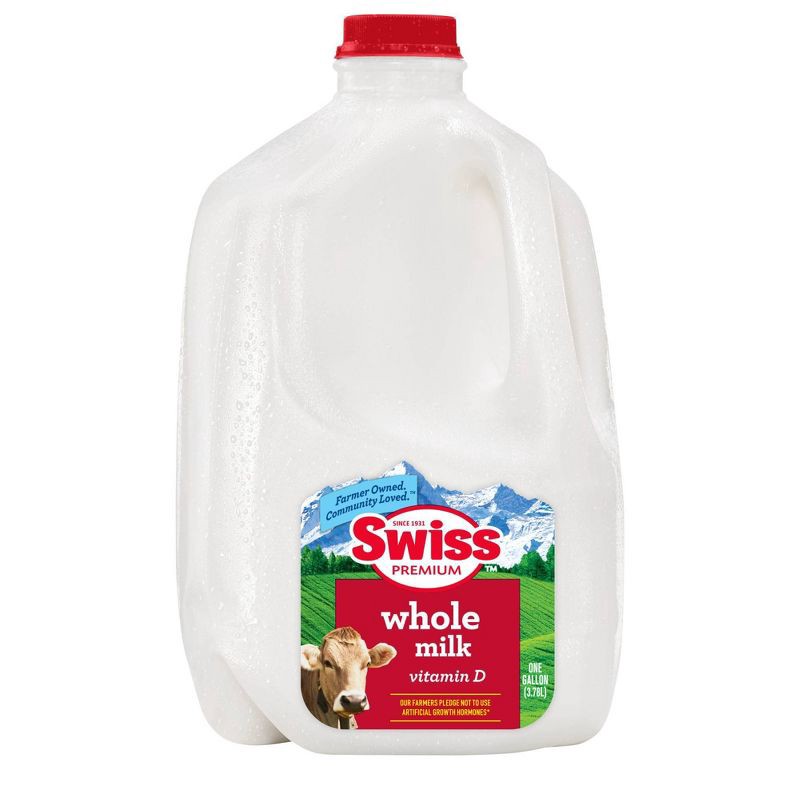 slide 1 of 8, Swiss Premium Vitamin D Whole Milk - 1gal, 1 gal
