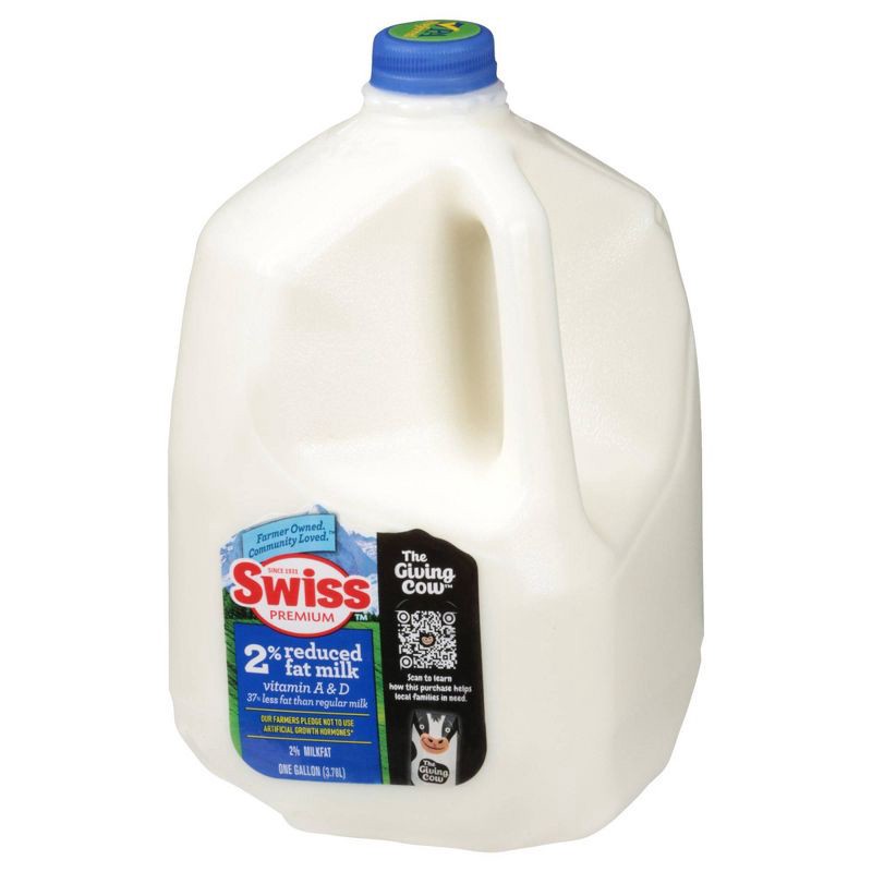 slide 12 of 12, Swiss Premium 2% Reduced-Fat Milk - 1gal, 1 gal