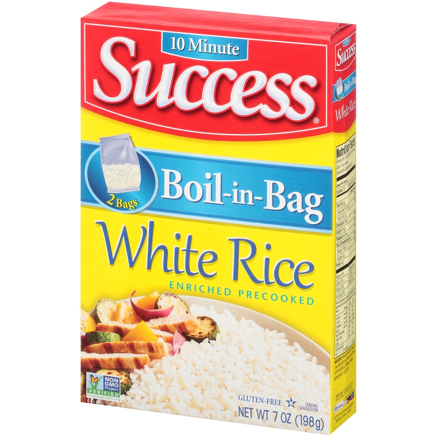 slide 3 of 8, Success Boil In Bag White Rice, 7 oz