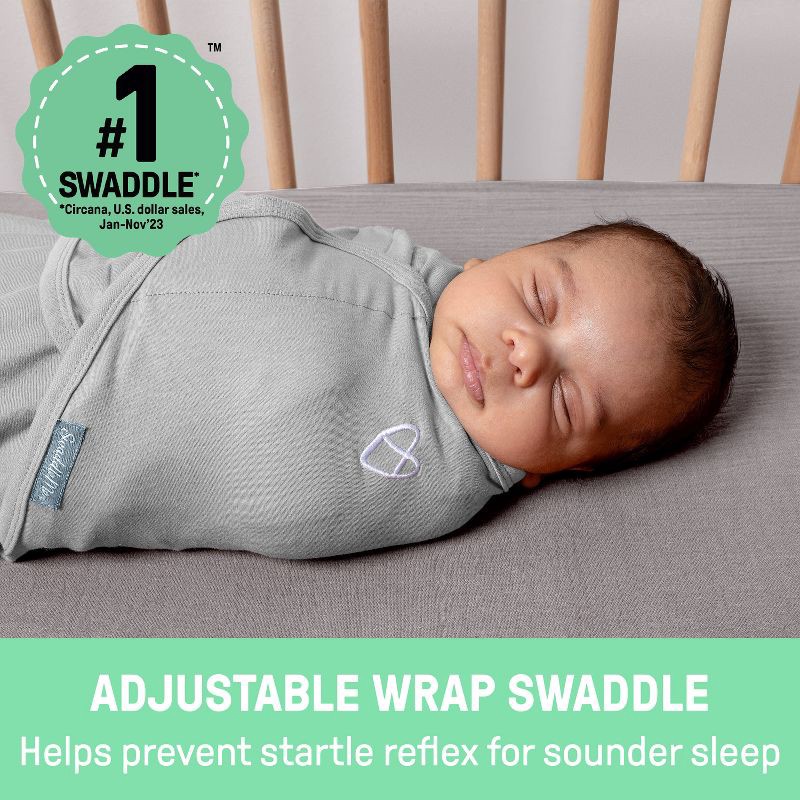 slide 2 of 12, SwaddleMe by Ingenuity Pod Swaddle Wrap in Velboa - Clouds & Stars - Newborn - 0-2 Months - 2pk, 2 ct