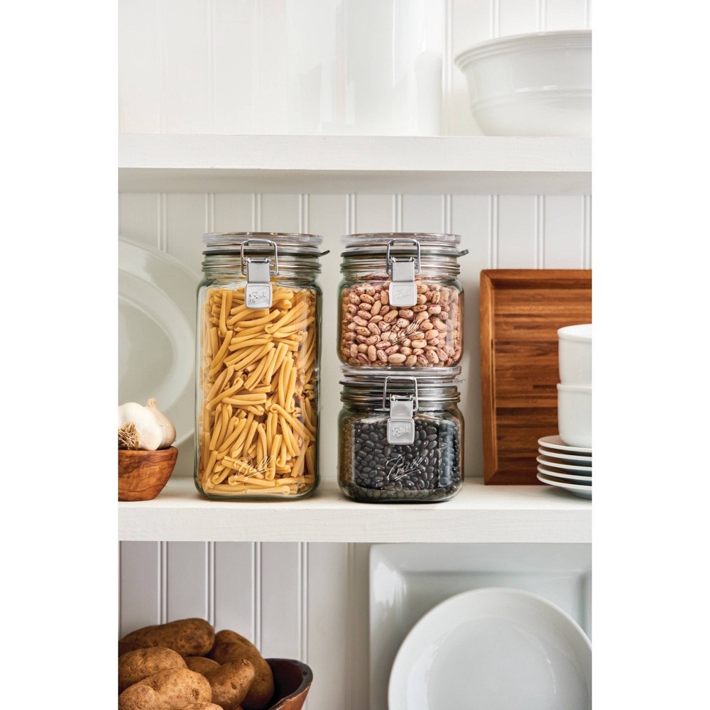 Ball 3pk Glass Latch Storage Jars 3 ct Shipt