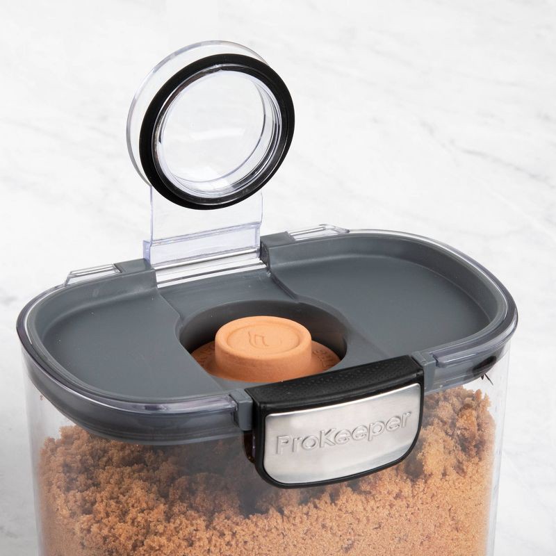 slide 4 of 14, Prepworks ProKeeper Plus 9pc Baking Storage Set: Airtight Kitchen Containers with Ingredient Leveler & Terracotta Disk, 9 ct