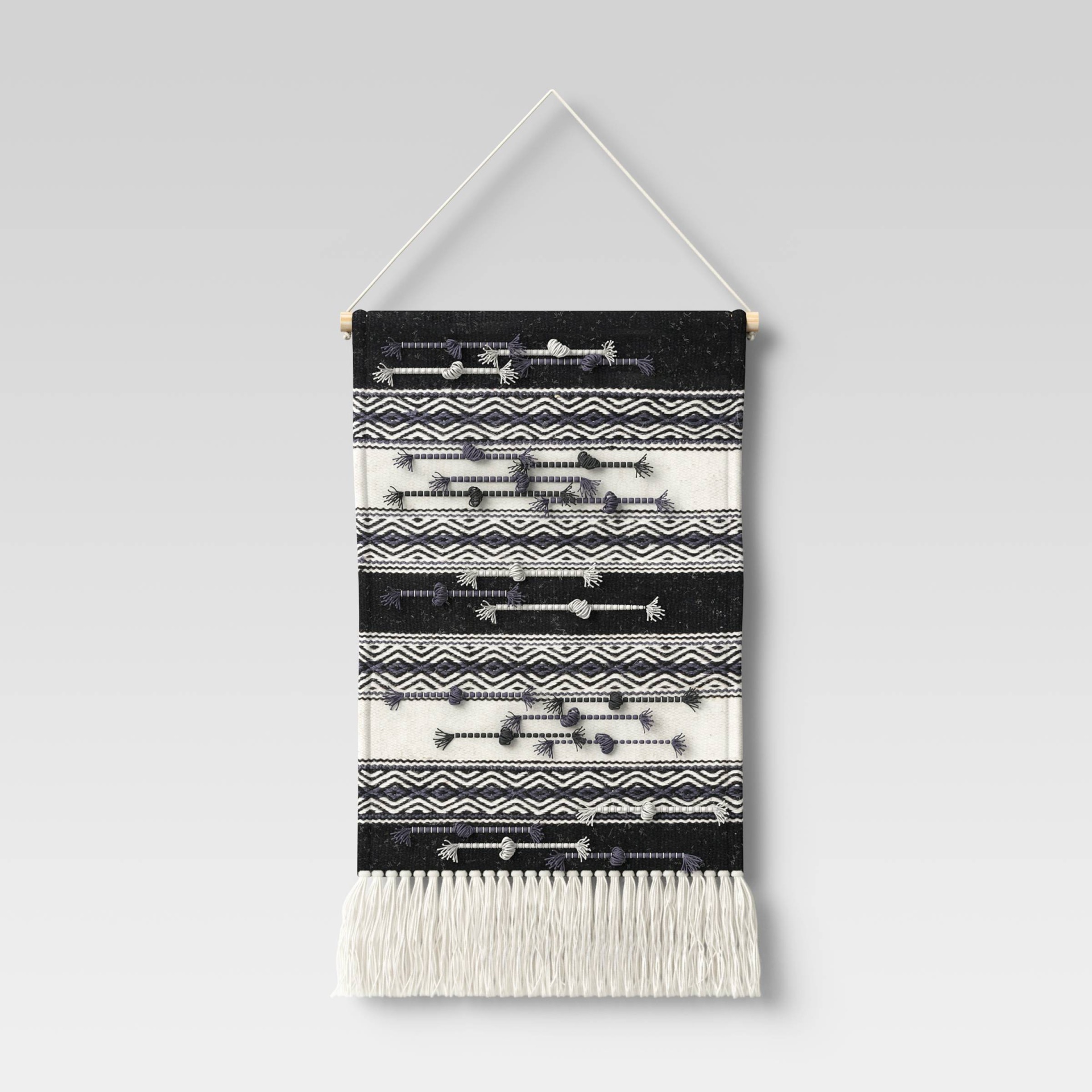 slide 1 of 3, 18" x 30" Wall Hanging Black/White - Threshold, 1 ct