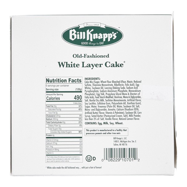 slide 12 of 13, Bill Knapps White Celebration Cake, 25 oz