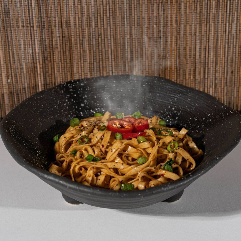 slide 4 of 5, A-Sha Foods USA A-Sha Foods Hakka Wide Noodles with Chili Sauce - 16.75oz, 16.75 oz