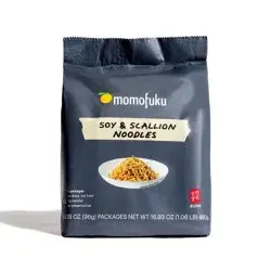 A-Sha Foods USA Momofuku x A-Sha Soy & Scallion Noodles - 5ct/16.93oz