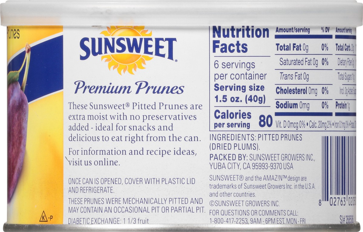 slide 8 of 9, Sunsweet Pitted Premium Prunes 9 oz, 9 oz