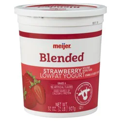 Meijer Strawberry Lowfat Yogurt