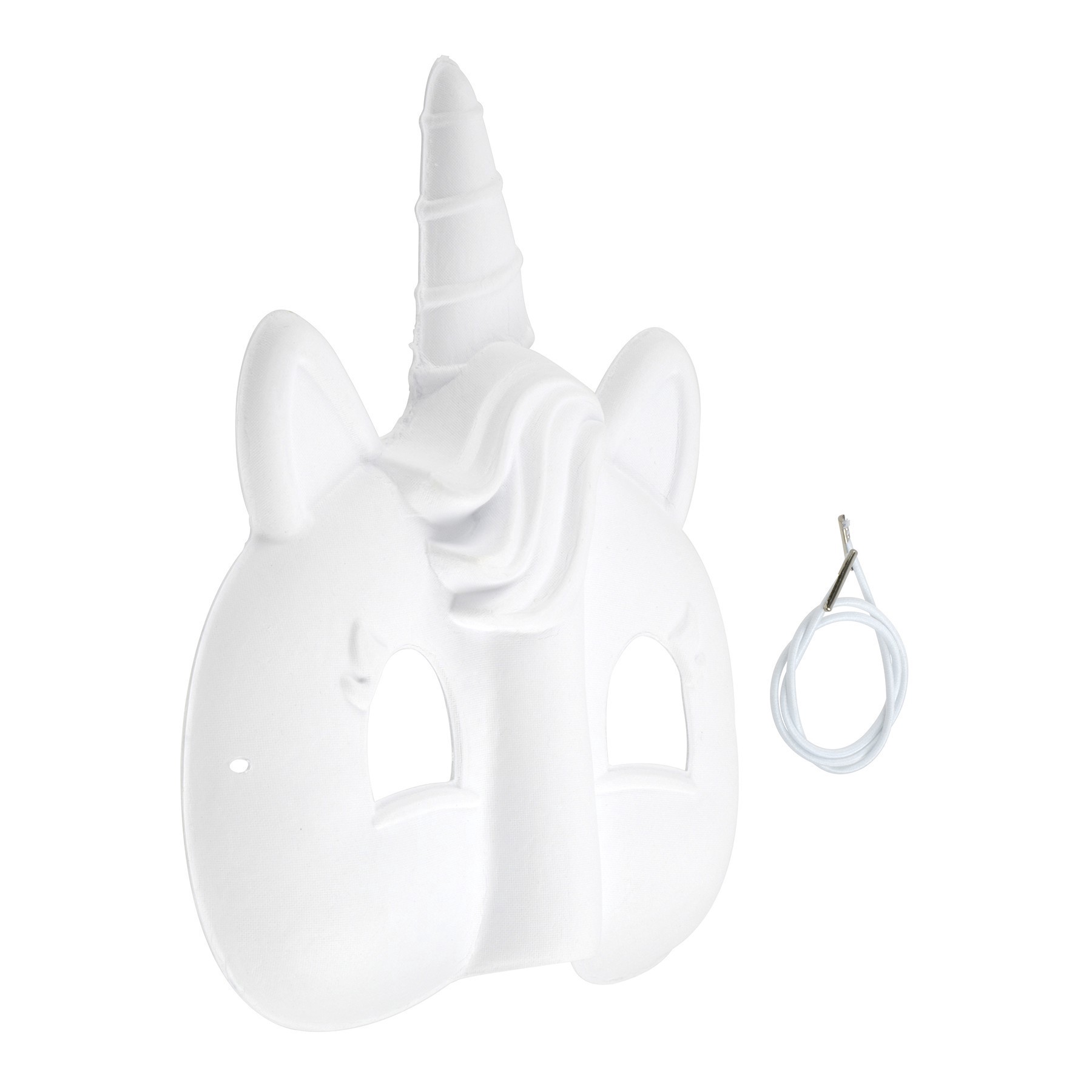 slide 2 of 2, Unicorn Paper Mache Mask By Creatology, 6.5 in x 8 in x 2 in