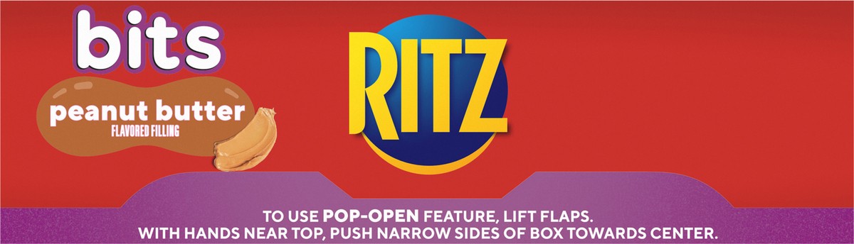 slide 7 of 9, RITZ Bits Peanut Butter Sandwich Crackers, Snacks for Kids and Adults, Lunch Snacks, 8.8 oz, 8.8 oz