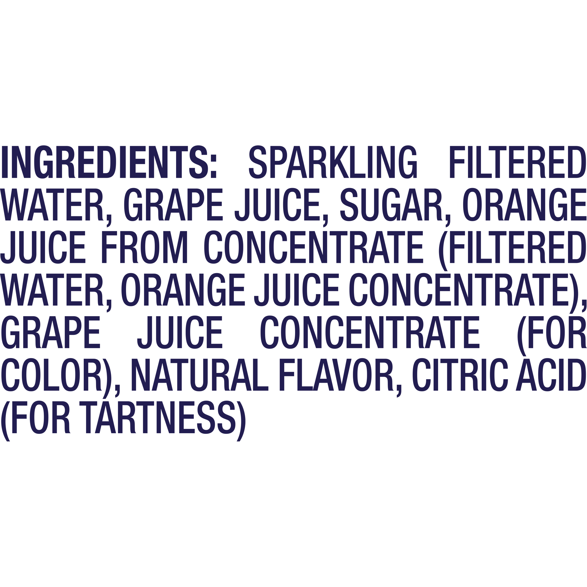 slide 4 of 4, Welch's Non-Alcoholic Sparkling Concord Punch Juice Cocktail, 25.4 fl oz Bottle, 25.4 fl oz