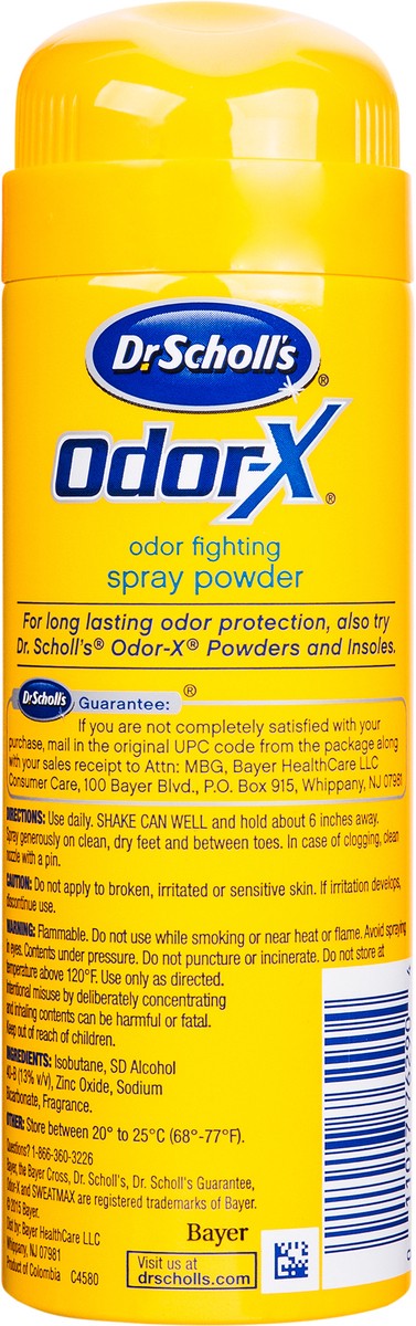 slide 5 of 6, Ds Odor-X Foot Powder Spray 133G-Retycol, 4.7 oz