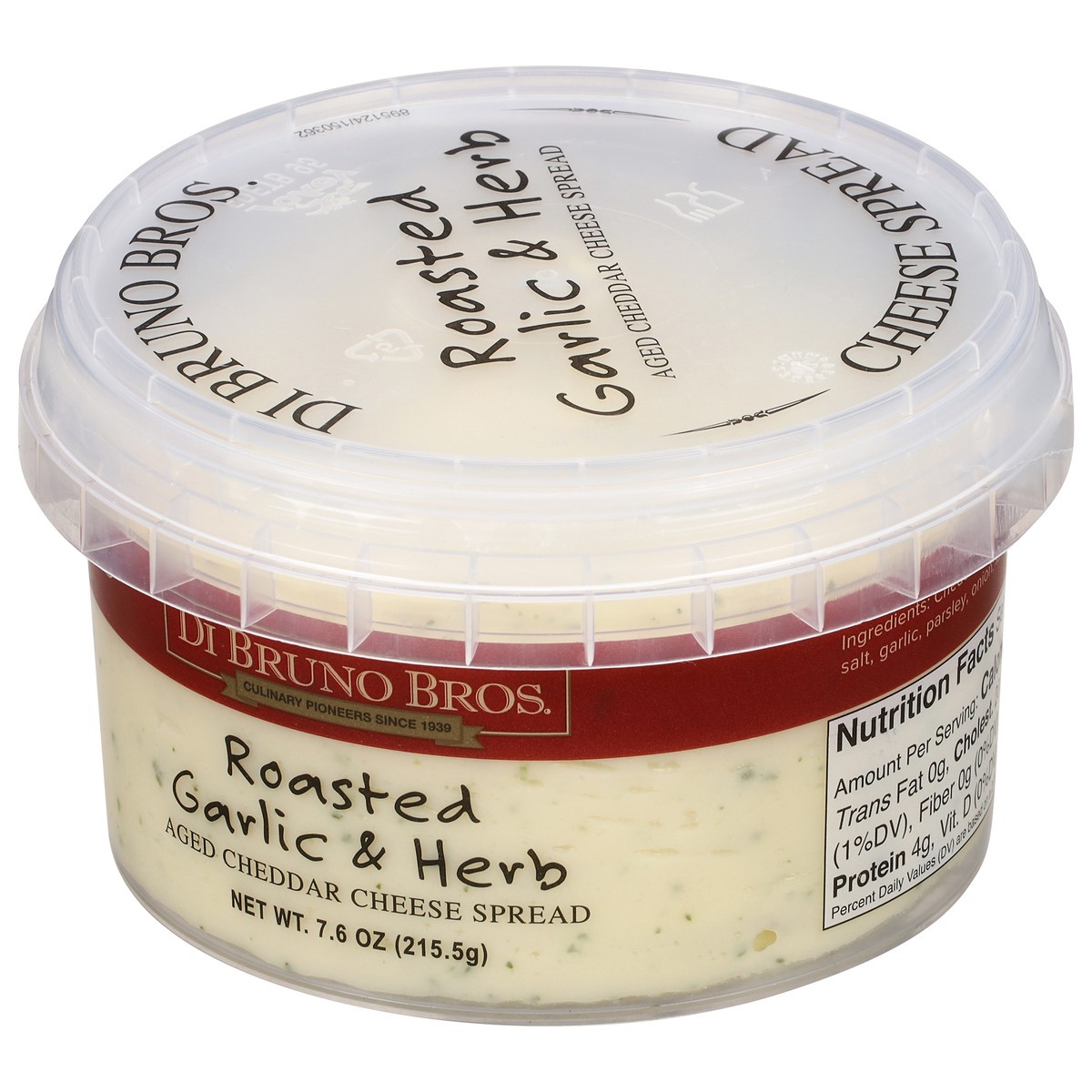 slide 3 of 9, Di Bruno Bros. Di Brunos Garlic & Herb, 7.6 oz