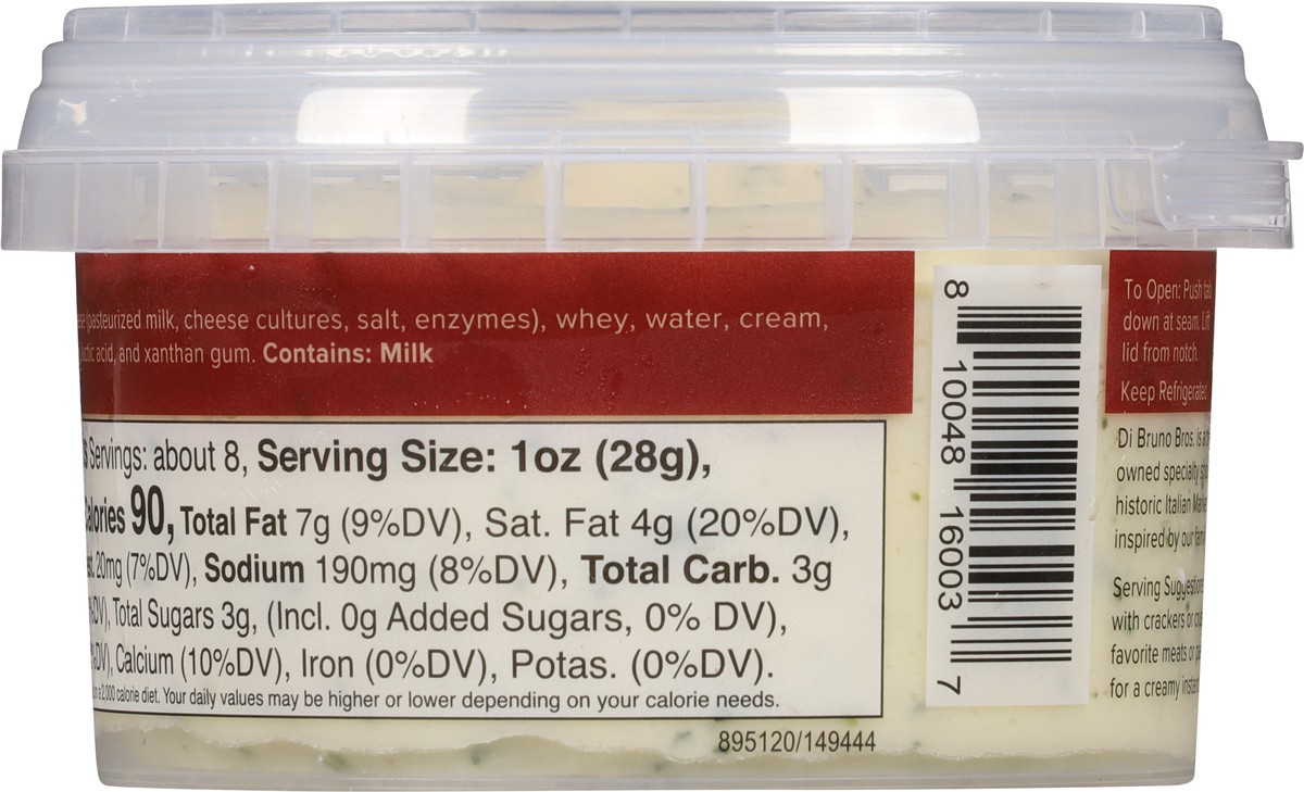 slide 4 of 9, Di Bruno Bros. Di Brunos Garlic & Herb, 7.6 oz